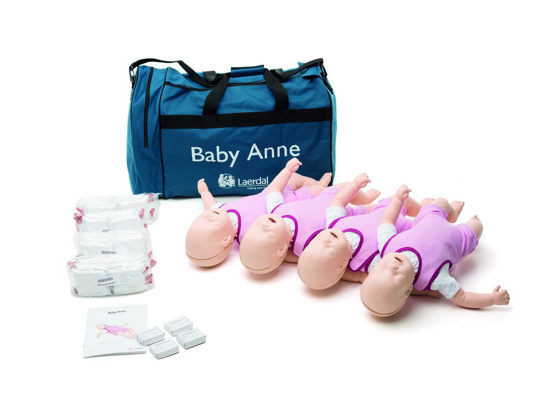 Pack de quatre Baby Anne avec sac souple