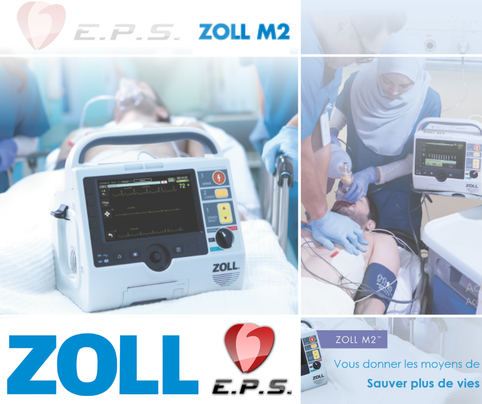 Défibrillateur Moniteur Portable  Zoll M2+SPO2+Wifi+Pacing "200 B"